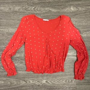 American Eagle Orange Shirt